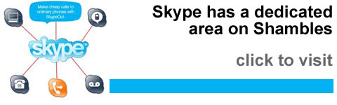 Skype area on Shambles.net teaching and learning