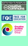 Creative Commons (USA) | Free for Education (Australia) | Creative Archive Licence Group (UK) |