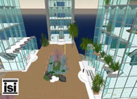 Three Towers on International Schools Island in Second Life